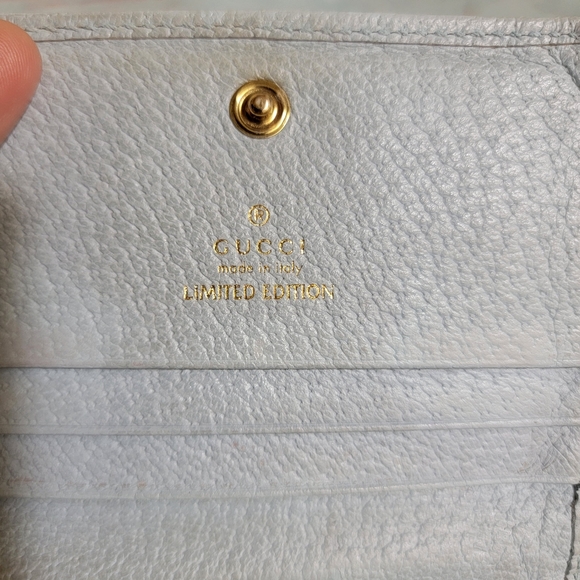 Final Price✅️ Authentic Limited Edition Gucci Floral wallet blue - Picture 17 of 17